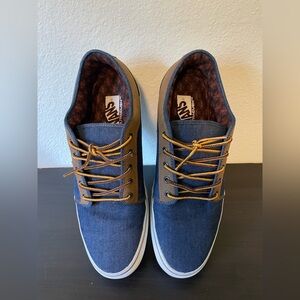 Vans Navy and Tan Casual Shoes